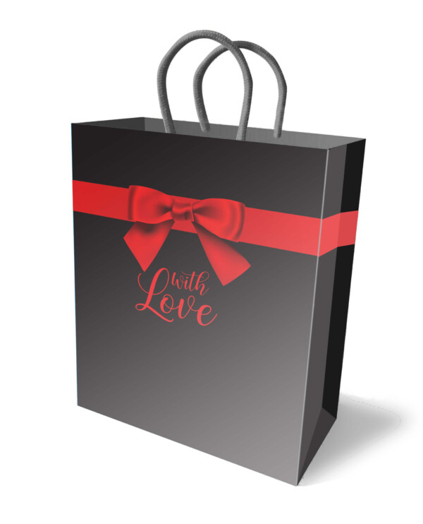 with love gift bag black with love gift bag black