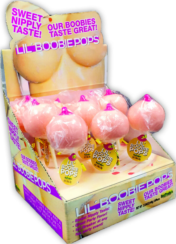 lil boobie pops 9 piece p.o.p. display