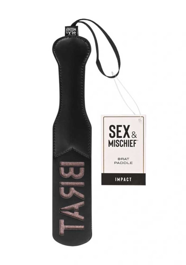 brat paddle black / rose gold