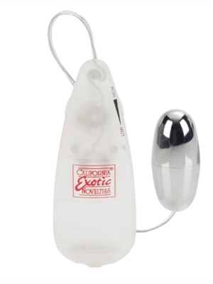 slim teardrop bullet clear