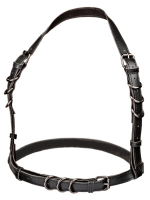 euphoria collection halter buckle harness black euphoria collection halter buckle harness black