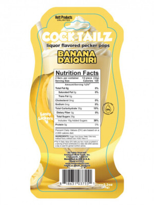 cocktailz banana daiquiri pecker pop cocktailz banana daiquiri pecker pop
