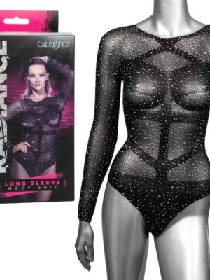 radiance long sleeve body suit one size black radiance long sleeve body suit one size black
