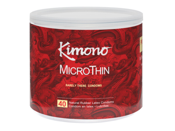 kimono bowl microthin 40 count condoms