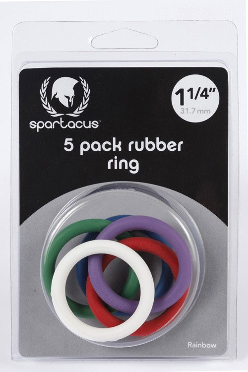 rubber c ring set 1.25 inches rainbow rubber c ring set 1.25 inches rainbow