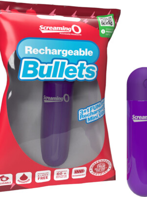 screaming o rechargeable bullets purple