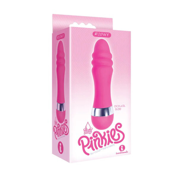 pinkies silicoat mini vibe ridgy pink pinkies silicoat mini vibe ridgy pink