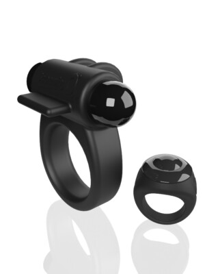 screaming o remote controlled switch vibrating ring black