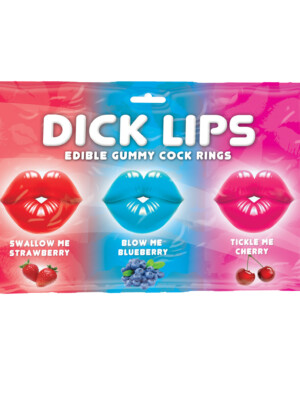 dick lips edible gummy cock rings