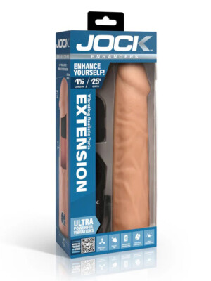 jock vibrating penis extension with remote light jock vibrating penis extension with remote light