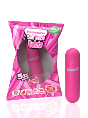 screaming o soft touch rechargeable bullet pink screaming o soft touch rechargeable bullet pink