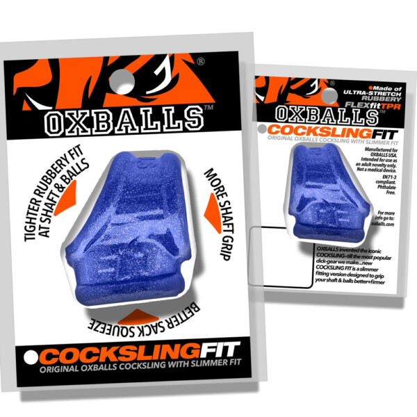 cocksling fit sling blue fire