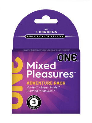 one mixed pleasures 3 count condoms one mixed pleasures 3 count condoms