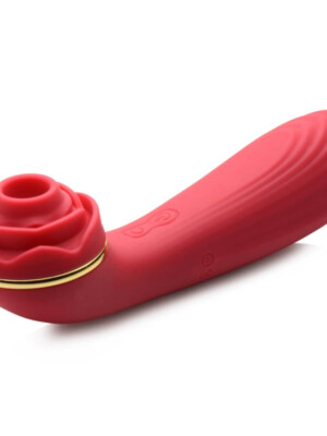 bloomgasm passion petals 10x suction rose vibrator red