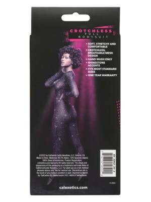 radiance crotchless full body suit one size black radiance crotchless full body suit one size black