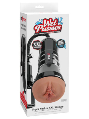 pdx extreme wet pussies super sucker xxl stroker brown