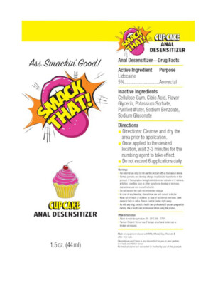 smack that anal desensitizer cupcake 1.5oz smack that anal desensitizer cupcake 1.5oz