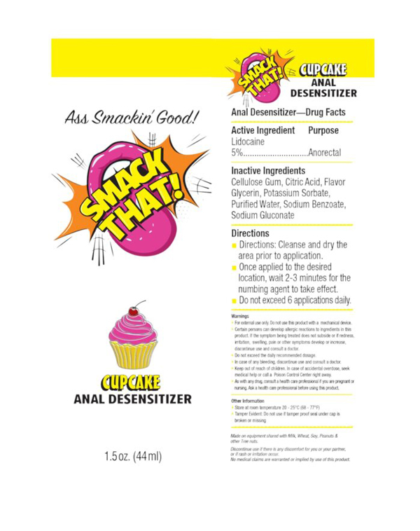 smack that anal desensitizer cupcake 1.5oz smack that anal desensitizer cupcake 1.5oz