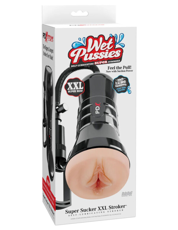 pdx extreme wet pussies super sucker xxl stroker light