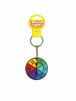 super fun key chain, sex spinner super fun key chain, sex spinner
