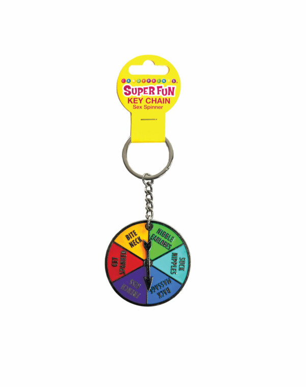 super fun key chain, sex spinner super fun key chain, sex spinner