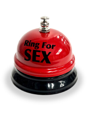ring for sex desk bell red
