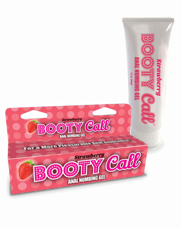 booty call anal numbing gel 1.5 oz strawberry