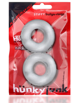 stiffy 2 pack bulge rings clear ice