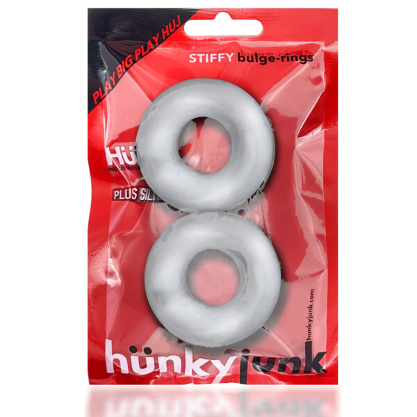 stiffy 2 pack bulge rings clear ice