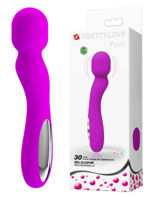 pretty love paul usb rechargeable wand fuchsia pretty love paul usb rechargeable wand fuchsia
