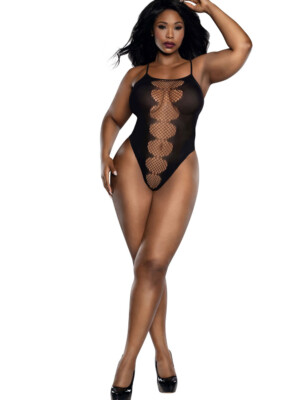 easy teddy with fishnet peek a boo black q easy teddy with fishnet peek a boo black q