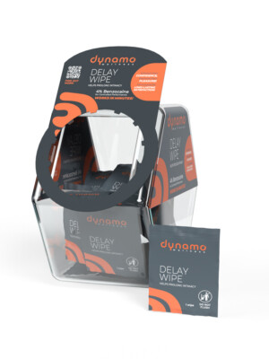 dynamo wellness delay wipe 4% bowl 144 pieces