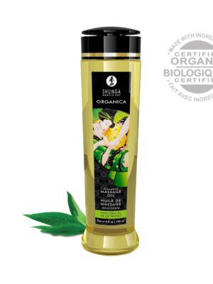 organica massage oils green tea 8 fl. oz.