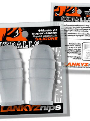 lankyz silicone nipsuckers clear silicone