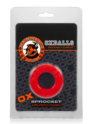 sprocket cockring atomic jock red