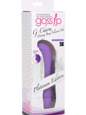 5x g charm moving g spot bead mini vibe violet
