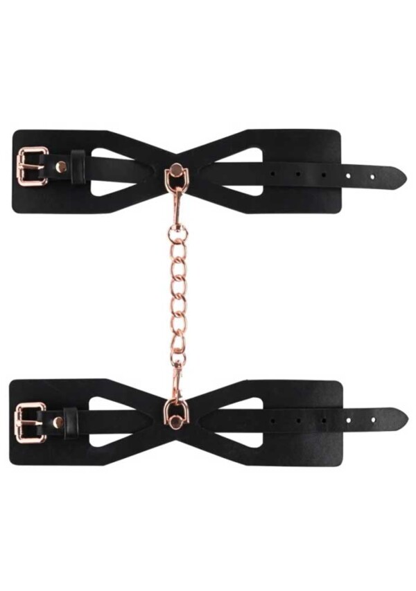 brat handcuffs black / rose gold brat handcuffs black / rose gold
