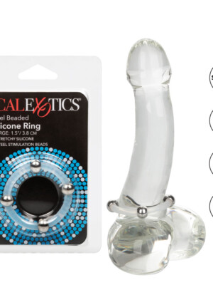 steel beaded silicone ring large