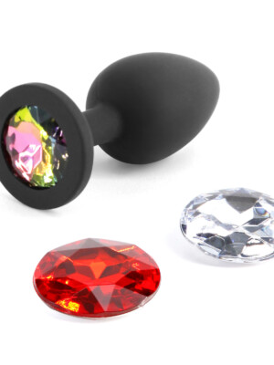 glams xchange round small black