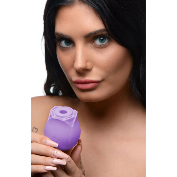 bloomgasm wild rose 10x suction clit stimulator purple