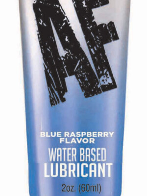 juicy af blueberry water based lubricant 2 oz
