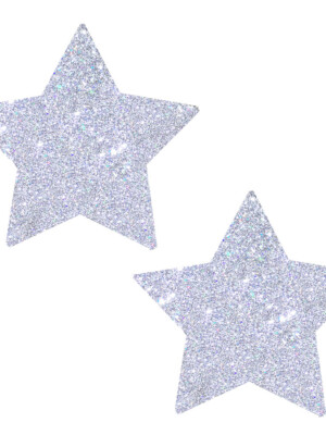 silver pixie dust glitter starry nights nipztix pasties silver pixie dust glitter starry nights nipztix pasties