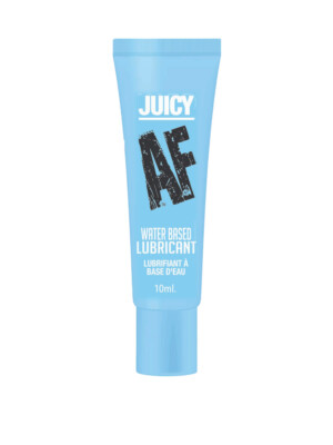 juicy af water based lubricant 10 ml pop display of 65