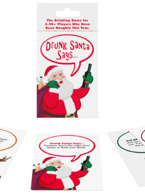 drunk santa says drunk santa says