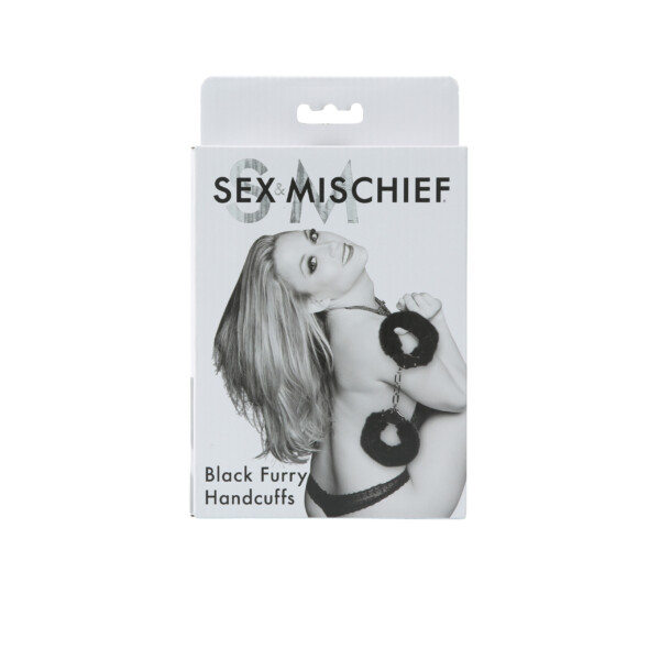 sex and mischief furry handcuffs black sex and mischief furry handcuffs black