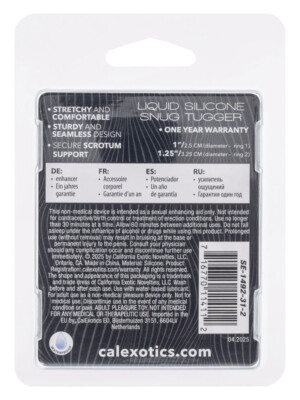 alpha liquid silicone snug tugger black