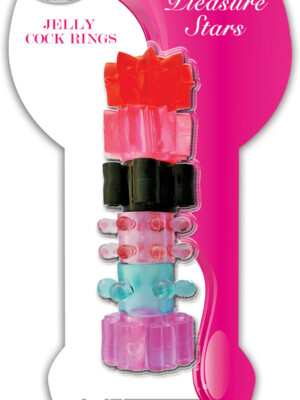 pleasure stars jelly cock rings