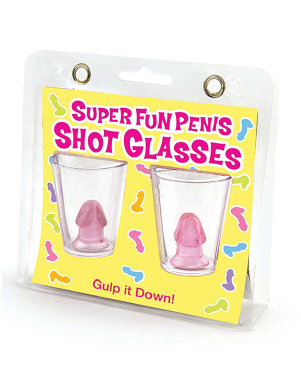 super fun penis shot glasses