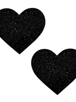 black malice glitter i heart u nipztix pasties black malice glitter i heart u nipztix pasties