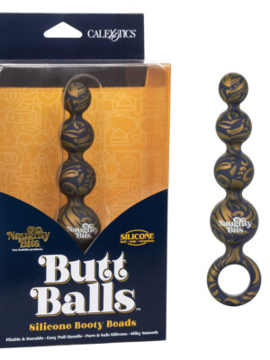 naughty bits butt balls silicone booty beads